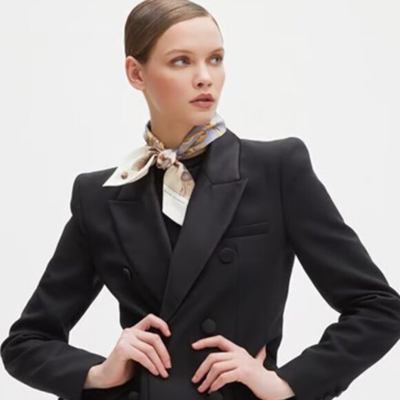 Aspinal of London silk scarf - New without tags - Picture 3 of 6